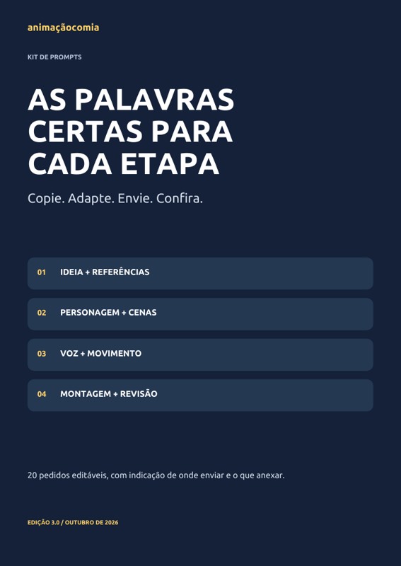 Capa do kit de prompts: As palavras certas para cada etapa